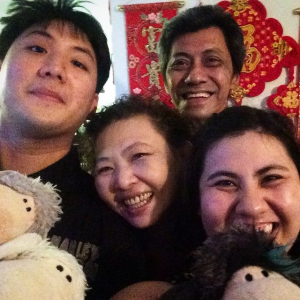 Audrey Fang is pictured with her younger brother, Benjamin (far left) and their parents. Photo from Facebook..png