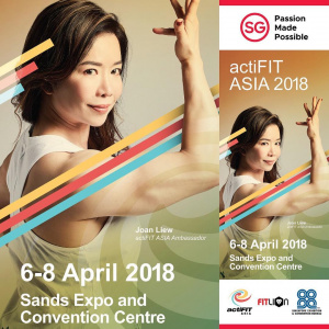 Joan Liew, actiFIT Asia 2018 ambassador.