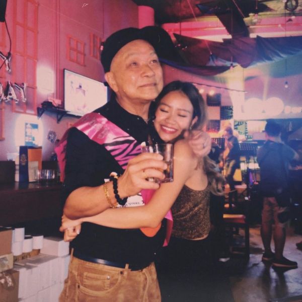 File:Chrysan with her father, Richard “Rocker” Lee at his birthday celebration. Photo from Instagram..jpg