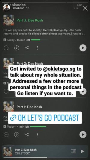 Dee Kosh announcing his appearance on OkLetsGo. Screenshot from Mothership.