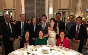 George Yeo present at Lien We King and Kiara Khor's wedding in 2018. Photo from Facebook.