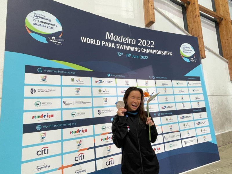 File:Sophie Soon at the Madeira 2022 World Para Swimming Championships. Photo from Facebook. .png