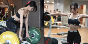 Cathryn Li often shares her fitness journey online. Photos from Facebook. 