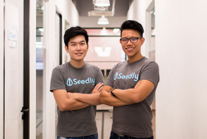 Chew Tee Ming and Kenneth Lou, co-founders of Seedly.
