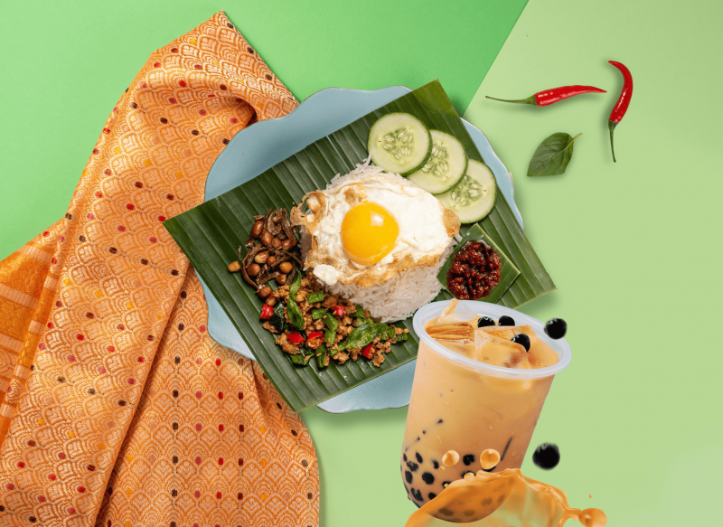 File:CRAVE’s Thai Basil Chicken Nasi Lemak set. Photo from CRAVE..png